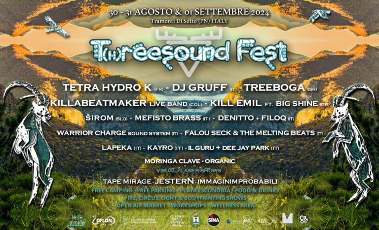 line-up T(h)reesound Fest 2024